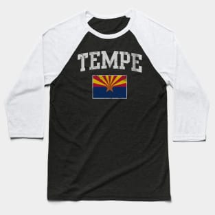 Retro Tempe Arizona Flag Home Love Vacation Baseball T-Shirt